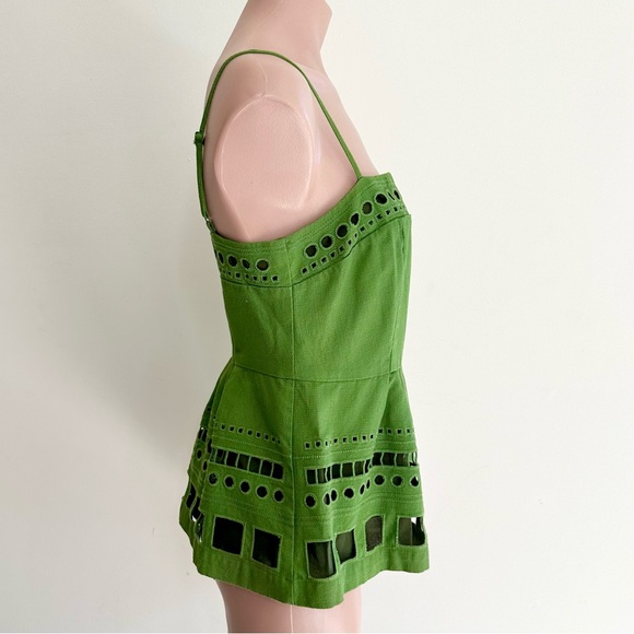 Anthropologie X Maeve Seaborne Corset Peplum Tank - Picture 6 of 11